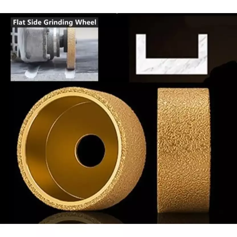 ToolsT Flat Side Stone Molding Wheel 20 mm Thickness and 7.5 cm Length