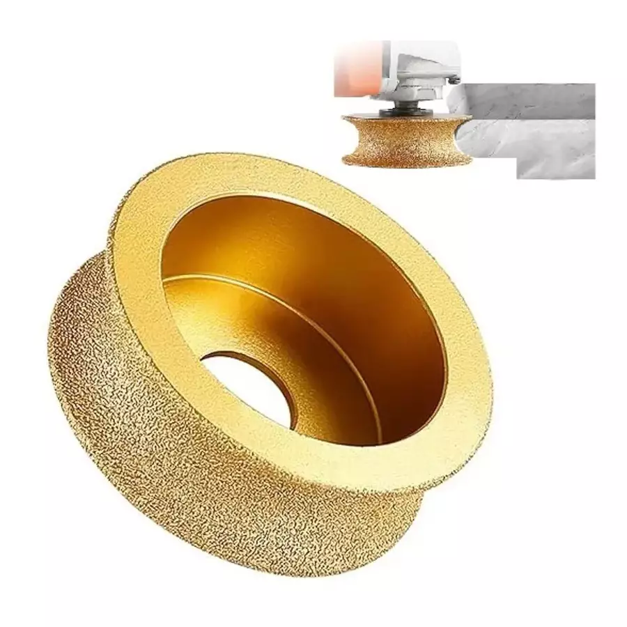 Helmik Brazed Diamond Grinding Wheel 25 mm Thickness