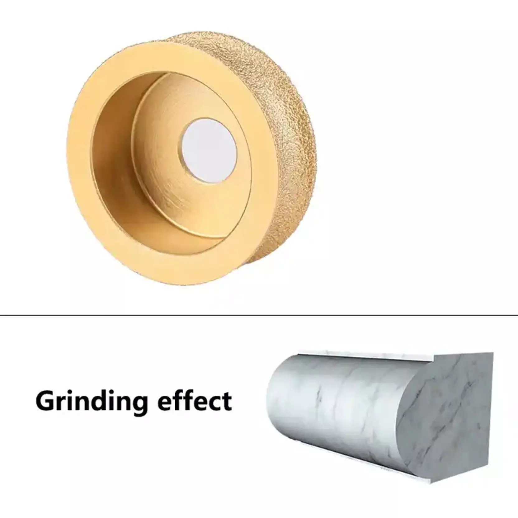 Helmik Brazed Diamond Grinding Wheel 20 mm Thickness