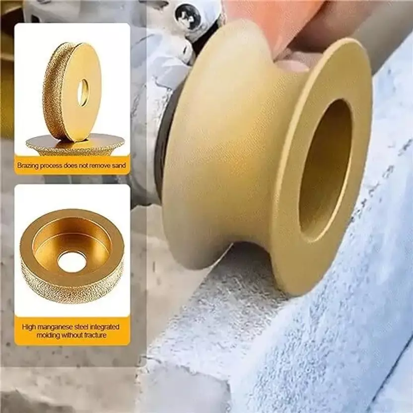 ToolsT 8.5 cm Marble & Granite Full Molding Wheel For All Stone