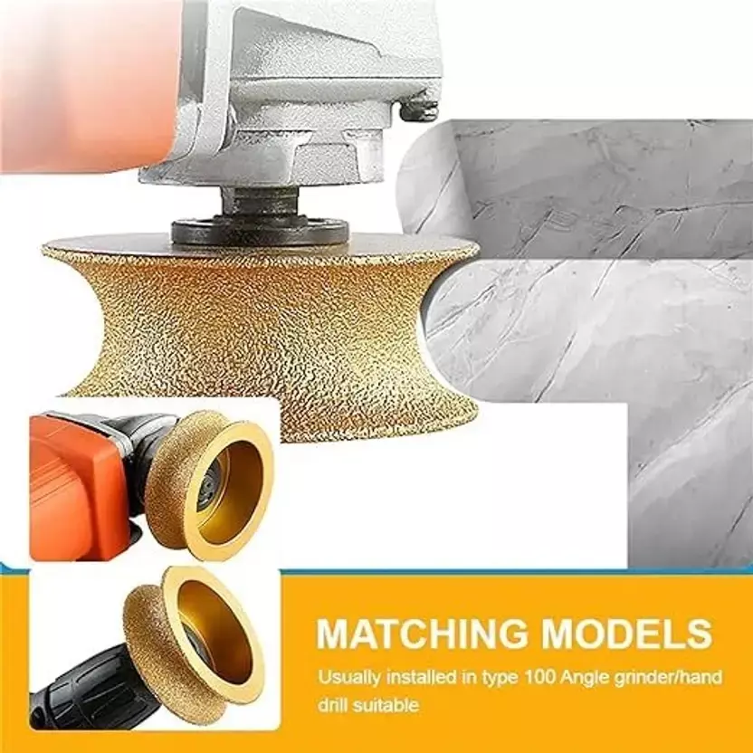 ToolsT 8.5 cm Marble & Granite Full Molding Wheel For All Stone