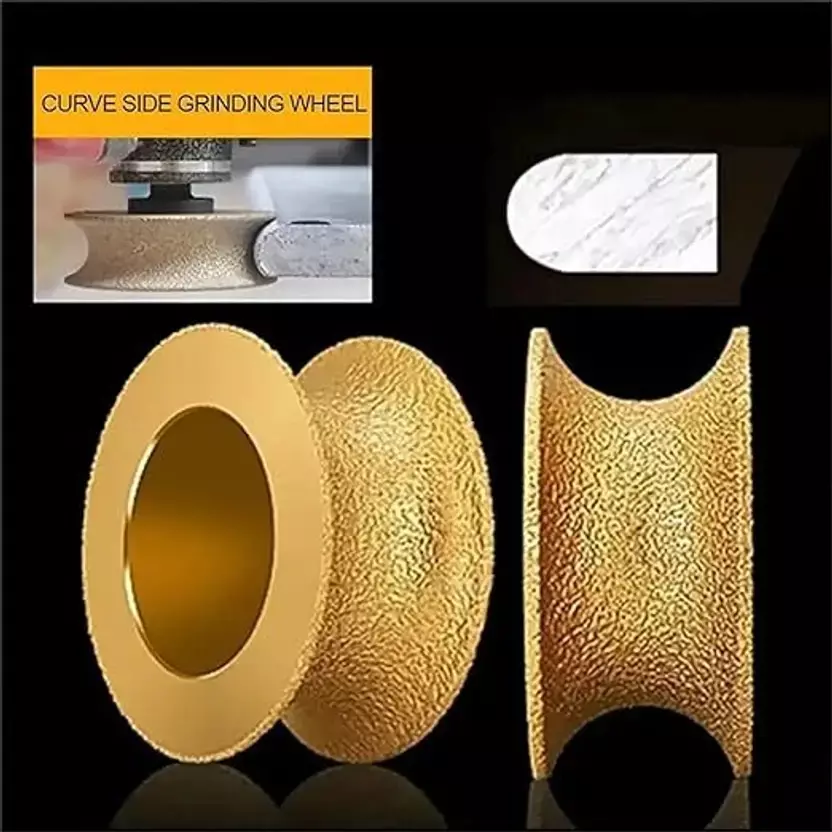 Helmik Brazed Diamond Grinding Wheel 40 mm Thickness