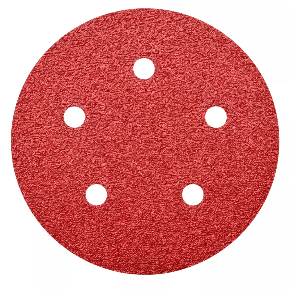 Milton E-Weight Velcro Sanding Disc Paper Backing Material 120 Grit Size 5 Inch (127 mm) Diameter Round Shape for Industrial Use