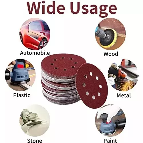 Oriental 125 mm (5 Inch) 2000, ‎3000 Grit Aluminium Oxide Sanding Disc (Pack of 20 Pcs)
