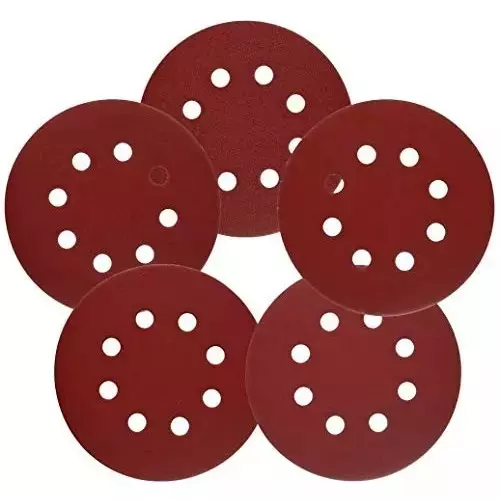 Oriental 125 mm (5 Inch) 36, 60 Grit ‎Rubber Sanding Disc (Pack of 20 Pcs)