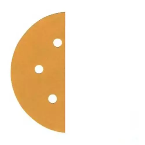 DYNABRADE PSA Disc Paper Gold 125 mm Dia. and 150 Grit, 4102751512 (Pack of 100 Pcs)