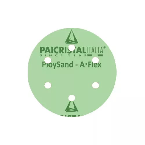 PAICAR 220 Grit Sand Paper 150 mm (6 inch) 6 Hole For Dry Sanding, 071 (Pack of 50)