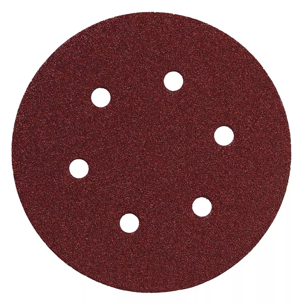 H9 Velcro Sanding Paper 125 mm (5 inch) Diameter P220 Aluminium Oxide Grit Round (Pack of 25)