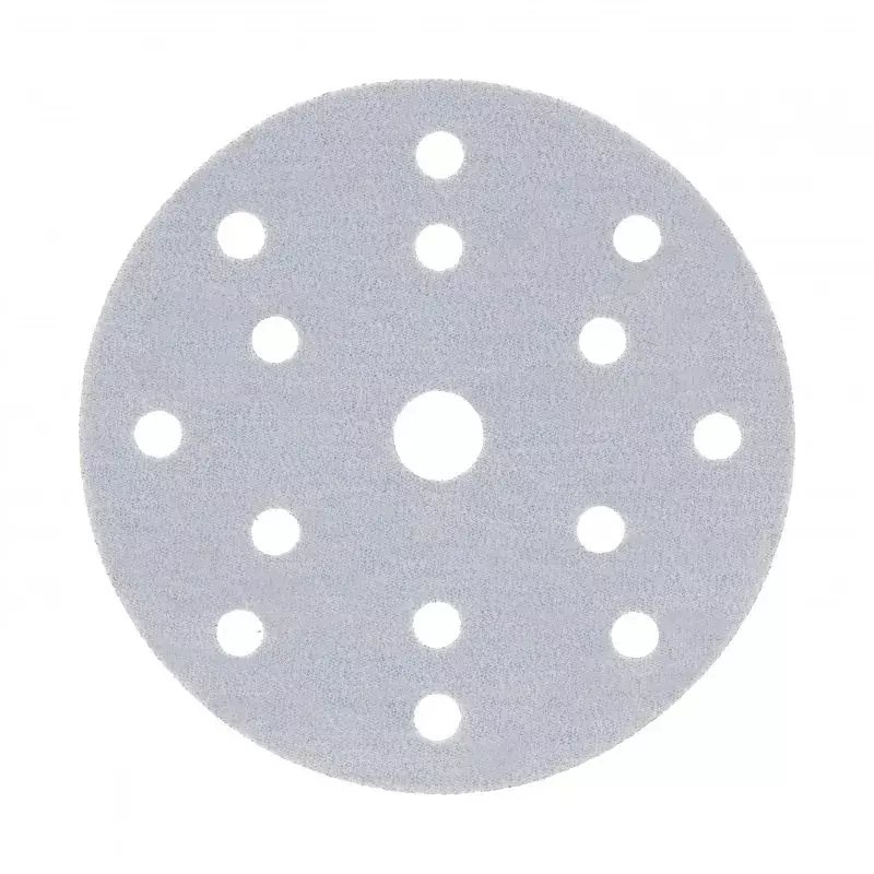 Hogert Technik Abrasive Disc Made of Aluminium Oxide and Sodium Stearate with 15 Holes, 6 inch (150 mm) Diameter and G80 Grit, HT8D141 (Pack of 5)