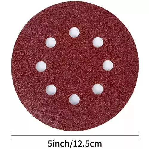Oriental 125 mm (5 Inch) 120, 240 Grit Aluminium Oxide Sanding Disc (Pack of 30 Pcs)
