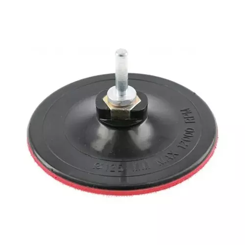 Hogert Technik Velcro Backing Pad 125 mm Diameter, M14 Holder and 10000 RPM Maximum Speed, HT8D210