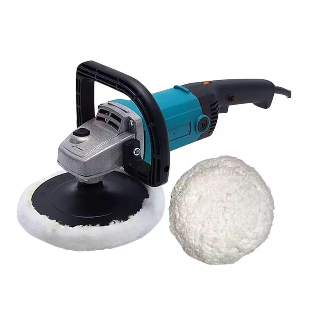 Jawsons Wool Polishing & Buffing Pad 180 mm (7 inch) Soft & Scratch-Free Finish Durable, Washable & Reusable