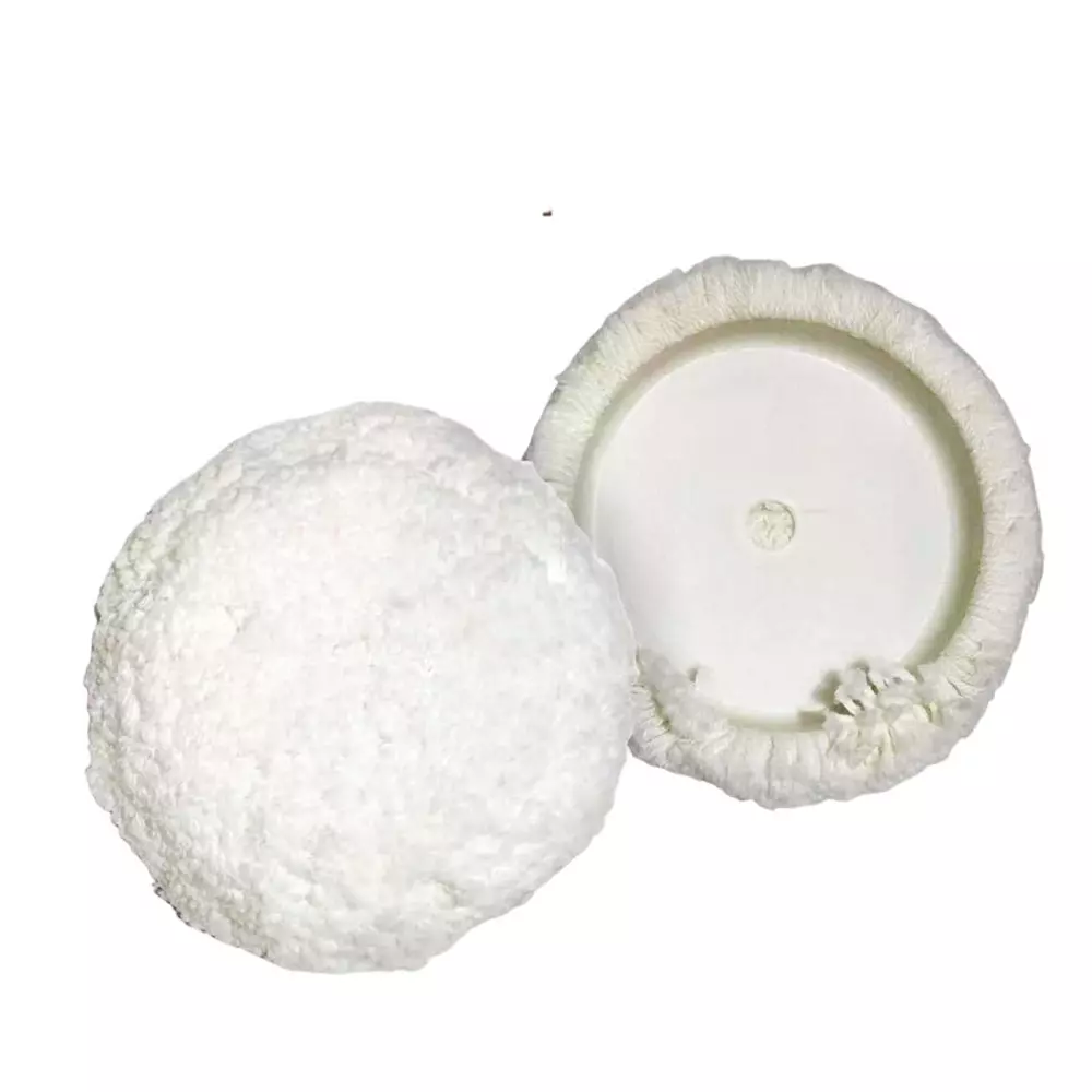 Jawsons Wool Polishing & Buffing Pad 180 mm (7 inch) Soft & Scratch-Free Finish Durable, Washable & Reusable