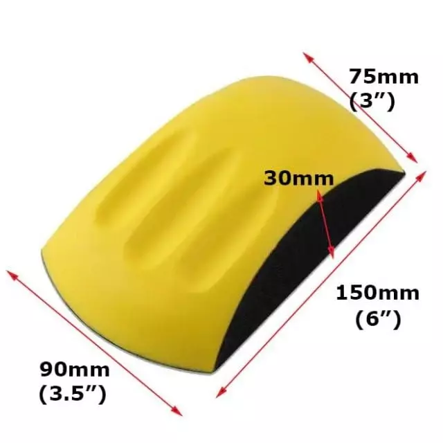 veltrix-mouse-shape-hand-sanding-pad-nylon-foam-sand-block-6-inch-150-mm-for-wood-furniture-restoration-car-body-work