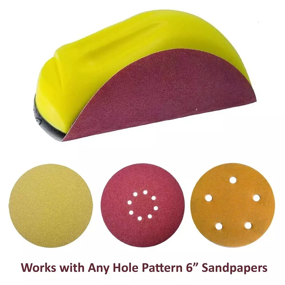 veltrix-mouse-shape-hand-sanding-pad-nylon-foam-sand-block-6-inch-150-mm-for-wood-furniture-restoration-car-body-work
