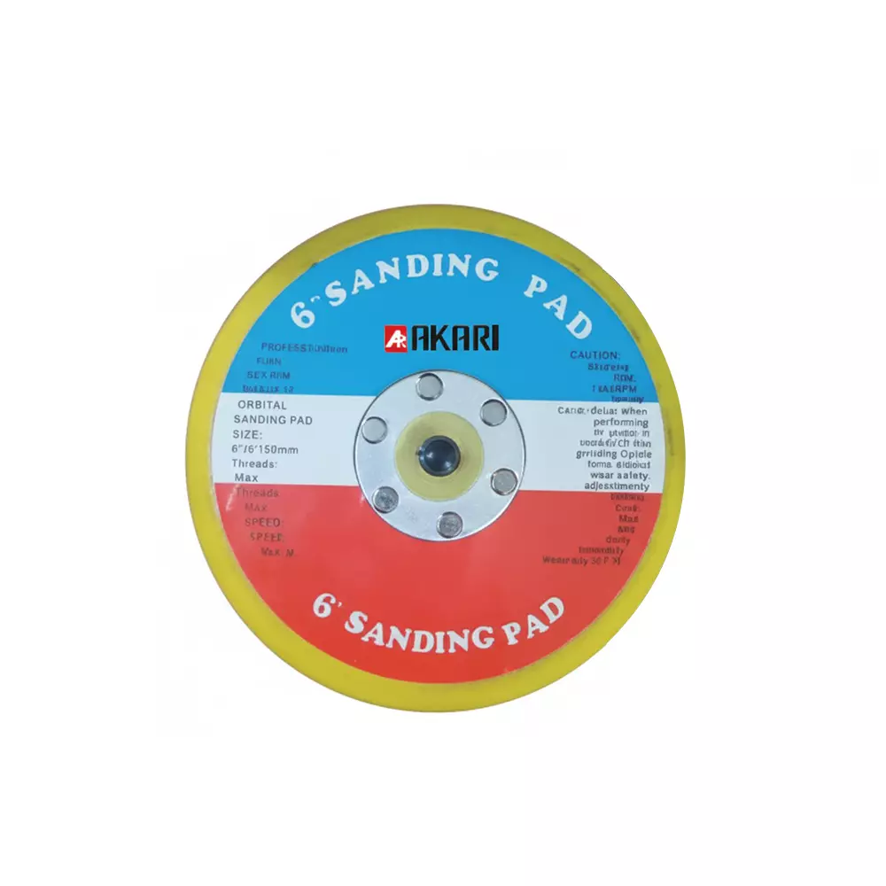 AKARI Vinyl Sanding Pad Without Hole Size 6 inch (150 mm), PNT-19