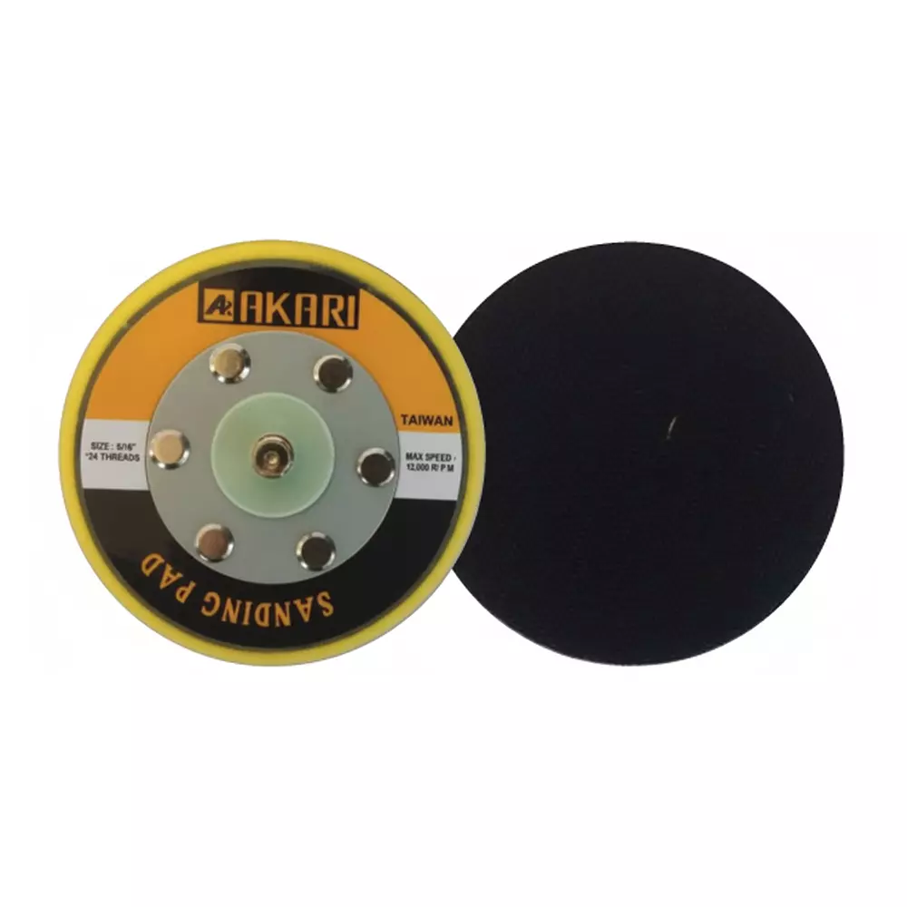 AKARI Velcro Sanding Pad Without Hole Size 6 inch (150 mm), PNT-60