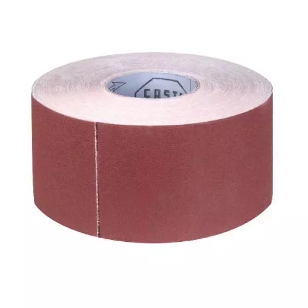 FLEX IT Cloth Roll Aloxite 120 Grit 4 Inch (100 mm) Width Brown Electro Coated for Industrial Use, (Roll of 50 m)