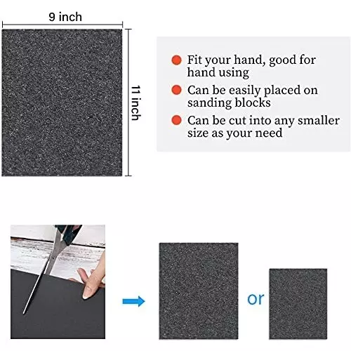 sandcastle-sanding-paper-wet-and-dry-black-color-waterproof-11-inch-280-mm-length-x-9-inch-230-mm-width-x-220-grit-for-wood-walls-ceramic-items-pack-of-15