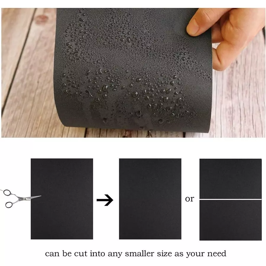 Sarrah 228.6x279.4 mm (9x11 inch) ‎Waterproof 2000 Grit Silicon Emery Paper Sheet (Pack of ‎10 Pcs)