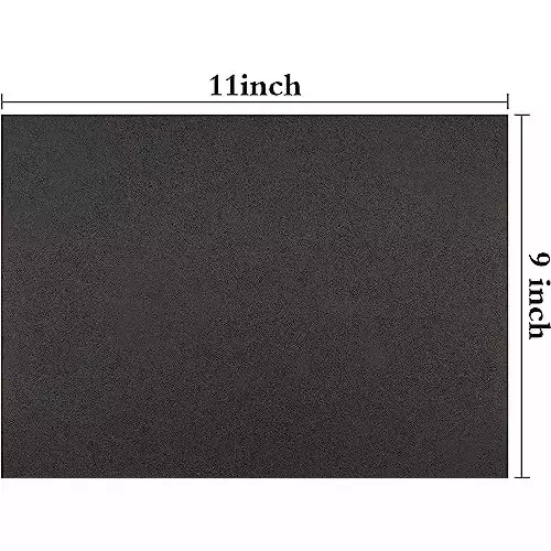 Oriental 228.6x279.4 mm (9x11 inch) ‎Waterproof 220 Grit Sand Paper Sheet (Pack of ‎15 Pcs)