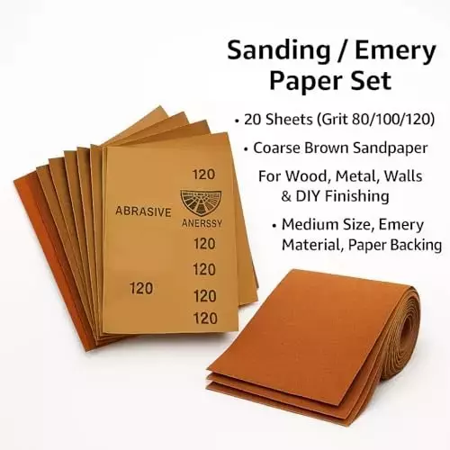 sandcastle-20-pcs-sanding-paper-set-medium-size-11-inch-280-mm-length-x-9-inch-230-mm-width-coarse-grit-80-100-120-for-rust-removal-surface-preparation-more