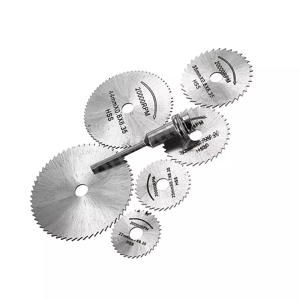 GENERIC Circular Saw Disc Set Mini Drill Rotary Tool Cutting Blade Accessories for Wood, Plastic & Metal
