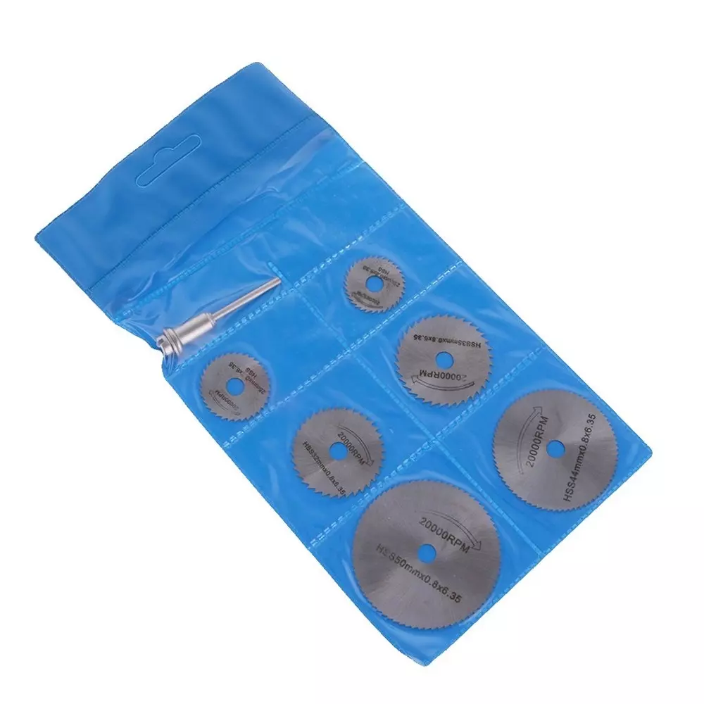 GENERIC Circular Saw Disc Set Mini Drill Rotary Tool Cutting Blade Accessories for Wood, Plastic & Metal