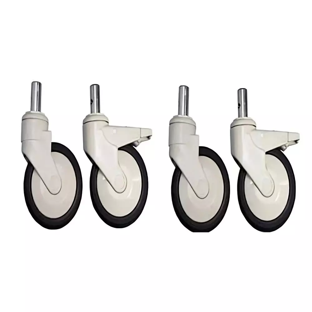 brush-house-hospital-bed-caster-wheels-with-brake-abs-mild-steel-body-100-125-mm-diameter-and-300-kg-load-capacity-pack-of-2