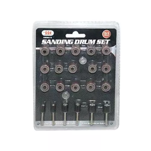 Tools Shop 51 Piece Sanding Drum Set with All Rotary Tool That Accept 1/8 inch (3.18 mm) Shank Size