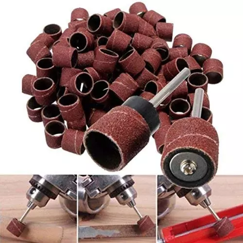 Tools Shop 51 Piece Sanding Drum Set with All Rotary Tool That Accept 1/8 inch (3.18 mm) Shank Size