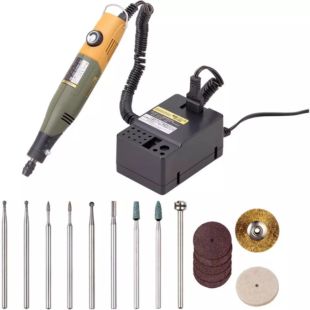 PROXXON 12 V DC Mini Rotary Tool Set with Accessories, 28515-BM