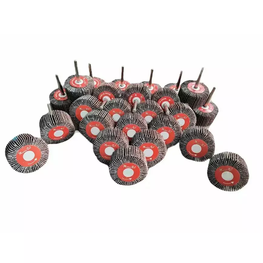 Xcellent Cut Mop Wheel 36 Grit Size 101.6 mm (4 inch) Diameter Round For Polishing