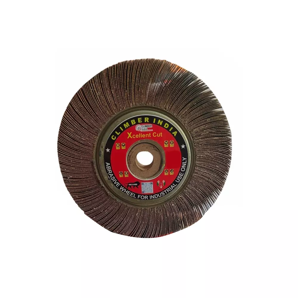 Xcellent Cut Flap Wheel 220 Grit Size 152 mm (6 inch) Diameter Abrasive For Finishing