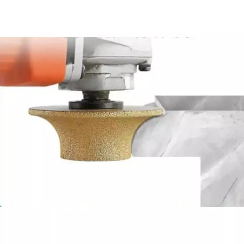 NEWHANDTOOLS Half Cut Molding Wheel Lever Tool Diameter 75 mm, Thickness 20 mm for Grinding Marble, Granite
