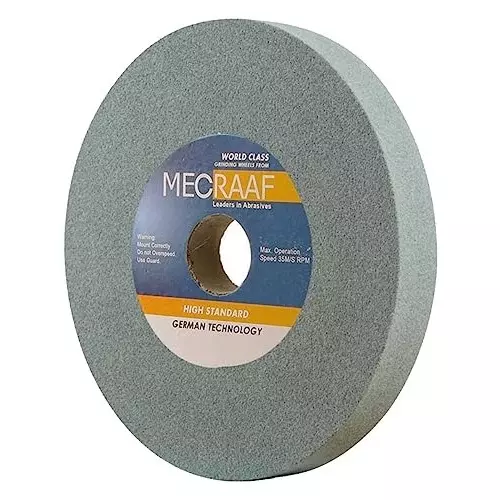 MECRAAF Bench Grinding Wheel Green Silicon 150 mm Dia. and 80 Grit Green, 6 GC80