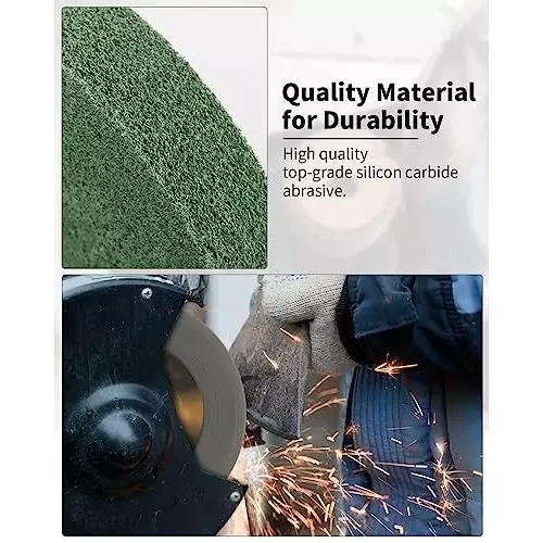 MECRAAF Bench Grinding Wheel Green Silicon 150 mm Dia. and 80 Grit Green, 6 GC80