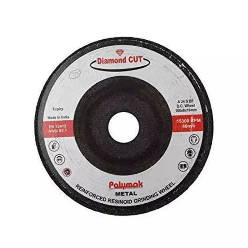 Polymak Diamond Cut DC Grinding Wheel 100 mm 4 inch (Pack of 200)
