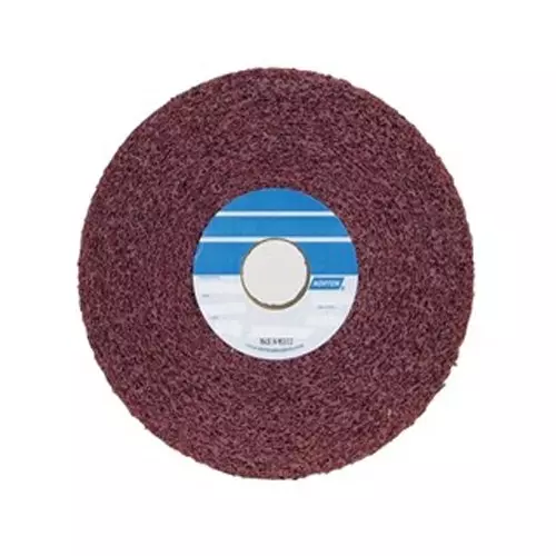 Wolcut 8 x 1 Inch Grit U0 Non Woven Polishing Wheel (Maroon)