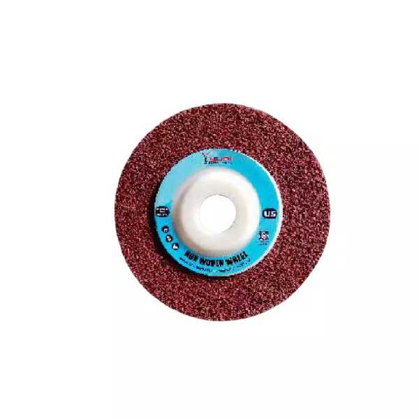 Yuri Non Woven Wheel 100 mm (4 inch), 16 mm Thickness U5 Maroon