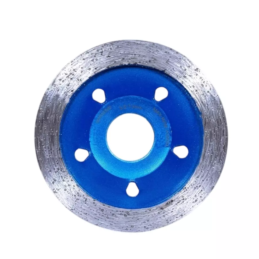 OAYKAY Diamond Cup Wheel Rim Type 3 inch (75 mm) Diameter in Blue and Silver Color for Moulding Work, Concrete Surface Preparation, 5019.01 (Pack of 25)