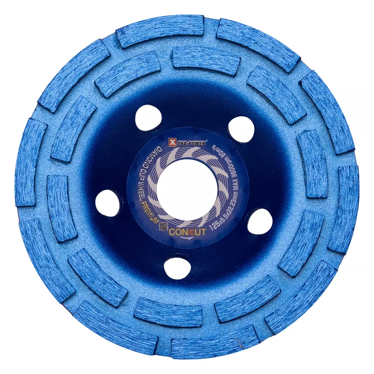 Xtra Power 5 inch(125 mm) Double Row Cup Wheel
