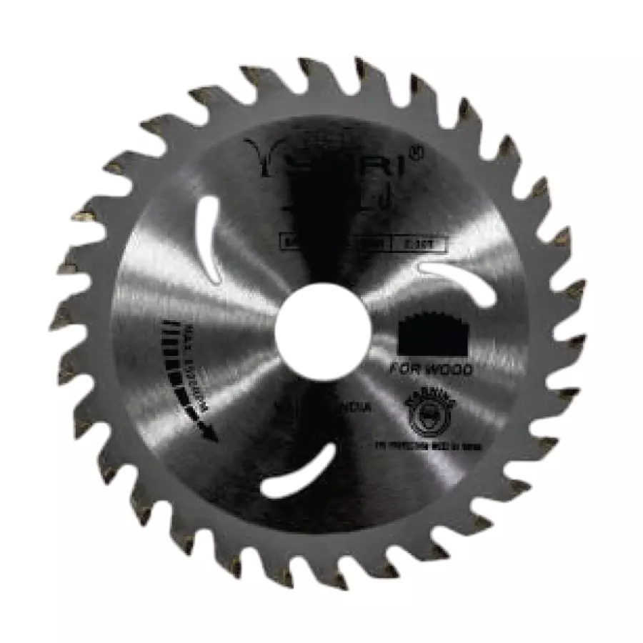Yuri Speed TCT Circular Saw Blade 4 inch (110 mm) Diameter x 20 mm Bore Size x 2 mm Thickness for Wood (Pack of 2)