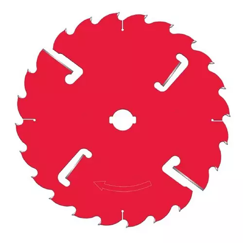 Timus Multi-Ripping Circular Saw Blade With Rakers, Diameter 10 inch (250 mm) x 30 mm Bore Size x 20+2+2 Teeth and Flat Triple-Chip Tooth Profile, MR 04 0100