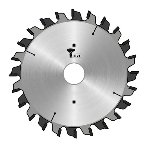 Timus Adjustable Scoring Circular Saw Blade Diameter 5 inch (120 mm) x Bore Size x 20+24 Teeth and ATB Tooth Profile, MI DCS 120 01