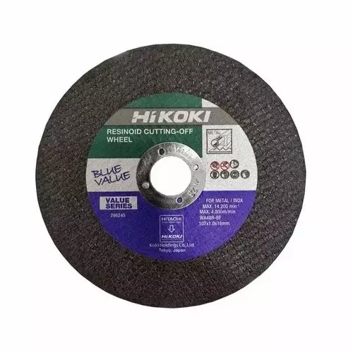 Hikoki Cutting Wheel 4 inch (107 mm ) Diameter x 16 mm Bore Size and 1 mm Thickness for Metal Cutting