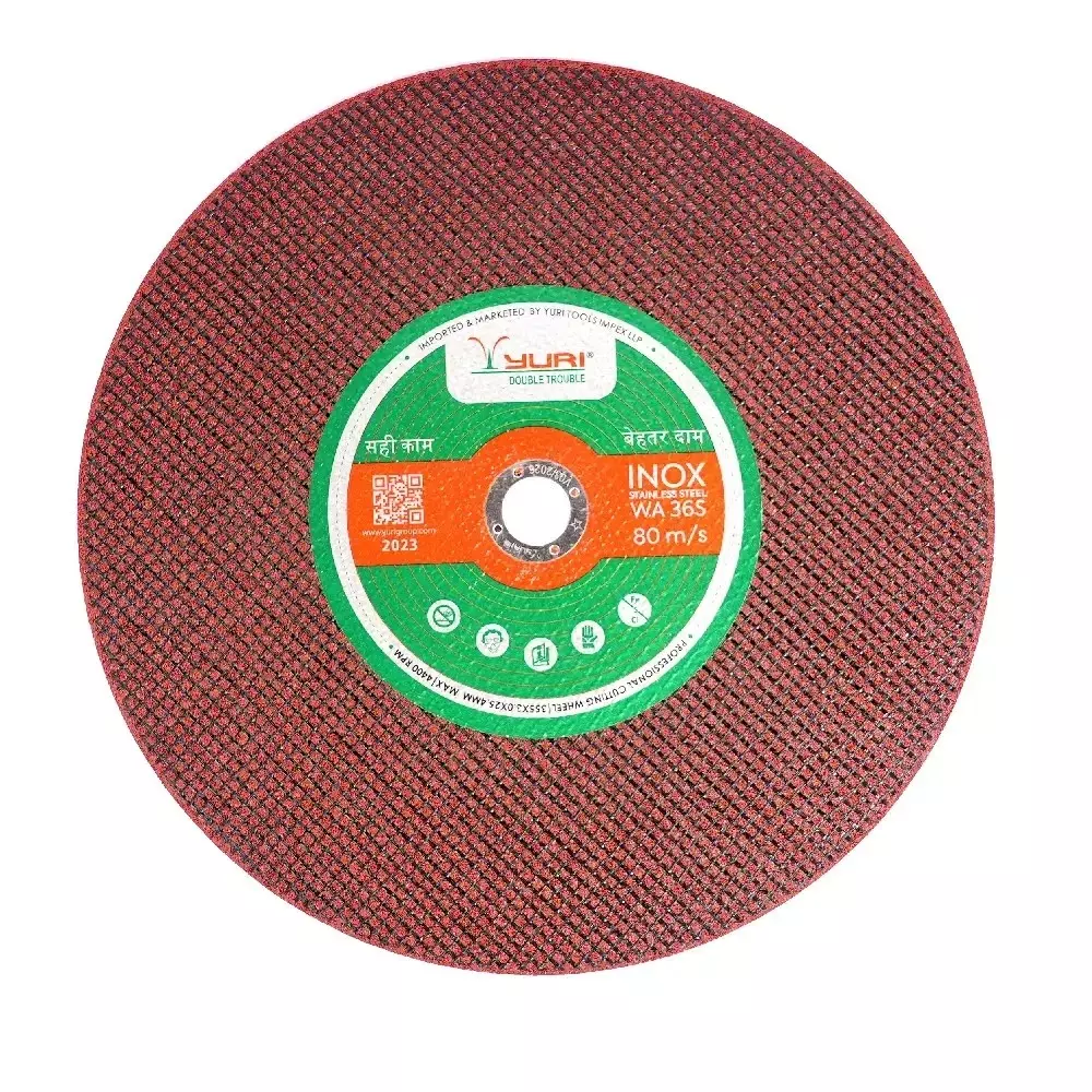 Yuri Cutting Wheel Double Trouble 2 Net 4 inch (100 mm) Brown