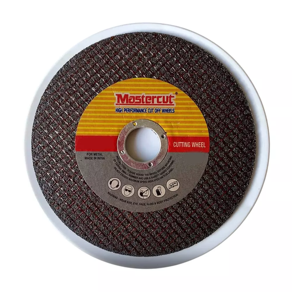 Crown Mastercut Cut Of Wheel Brown Aluminium Oxide 4400 RPM Circular 4 Inch (10.16 cm) Diameter for Industrial Use, (Pack of 50 Pcs)