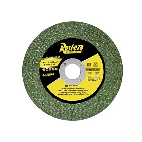 Rusteze Cut Off Wheel 107 mm Diameter x 16 mm Bore Size x 1 mm Thickness for Cutting Metal, WA60 SBF