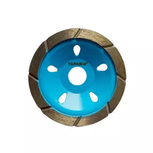 Taparia Segmented Cut Cup Wheel 100 mm Wheel Dia Segmented Cut, CWS 4